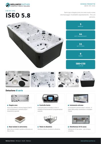 Scheda prodotto swim spa Iseo 5.8